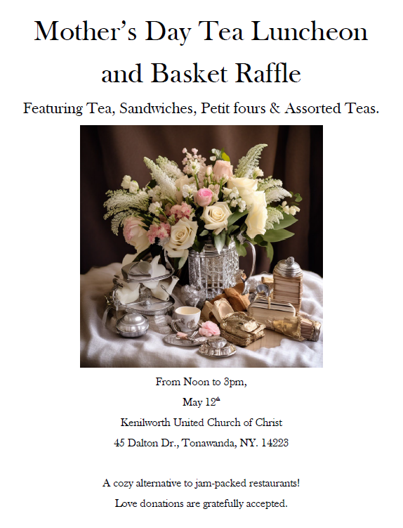 Mother's Day Tea Party and Basket Raffle